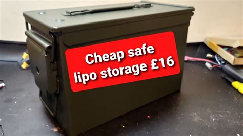 metal lipo charging box|lipo safe storage box.